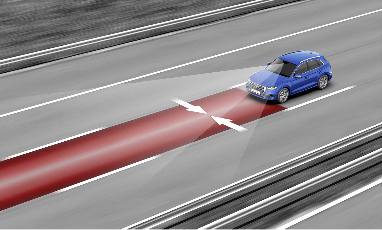 Audi active lane assist 主動式車道維持及偏離警示系統